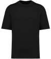 NS308 Native Spirit Unisex French Terry T-Shirt Black colour image